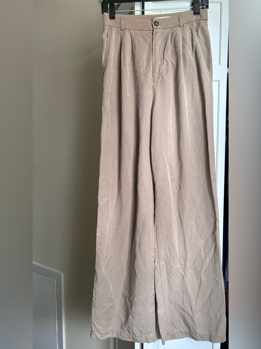 Reformation Mason Pants in Tan